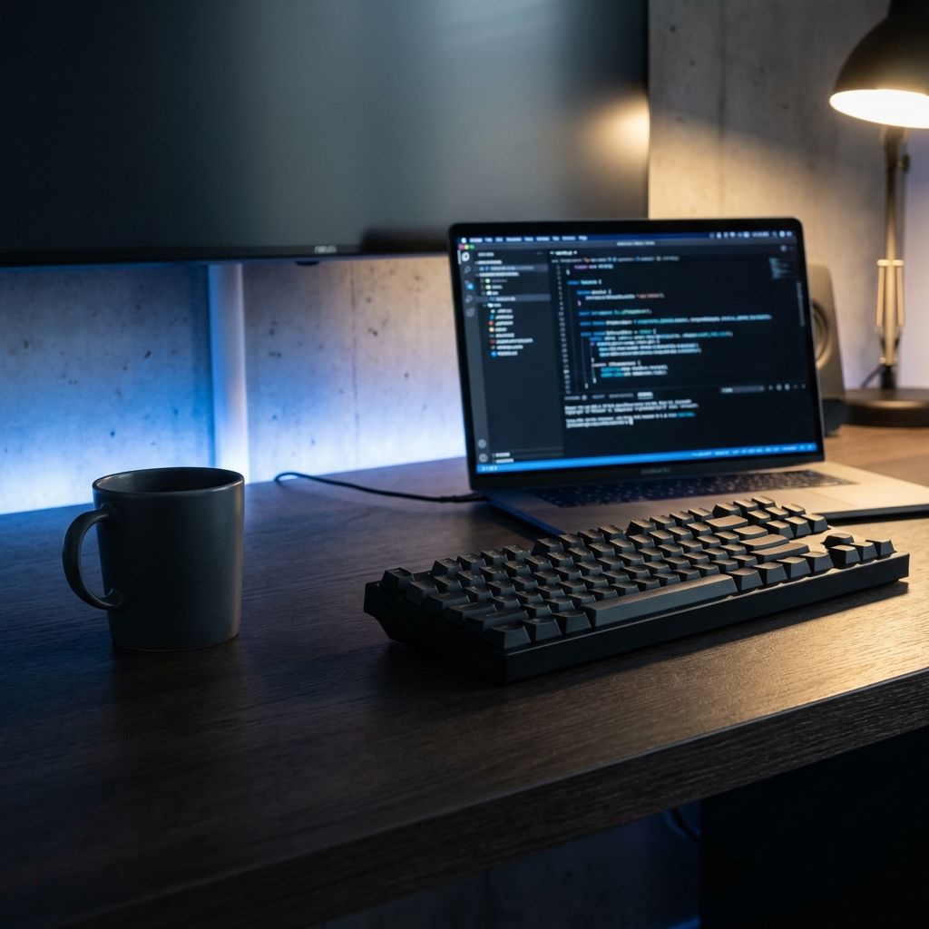 Web development workspace